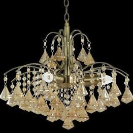 Lampa Wisząca kryształowa Elem Monte Carlo 6246/3 21QG mosiądz