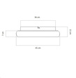 Plafoniera Berella Light Zoja PL45GD BL5436