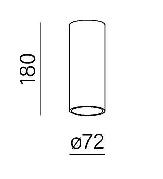 Kinkiet zewnętrzny AQform Vip Czarny 26541-M930-W1-PH-12 up&down