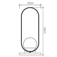Accord Lighting Sfera QN-SFERA-TL-L-TEAK Lampa stołowa