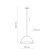 TK Lighting Oprawa wisząca Faro 3192 