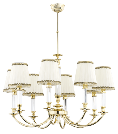 Lampa wisząca Kutek Napoli NAP-ZW-8(Z/A) Złota