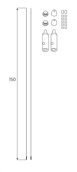 Maxlight Magnetic MA0008 Zestaw linek do powieszenia