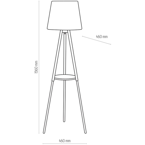 Stojąca Lampa Podłogowa Vaio 698 TK Lighting 
