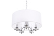 Zwis z białym abażurem Berella Light Adozo 5 BL0328