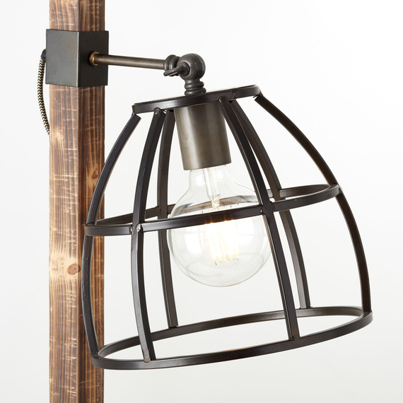 Brilliant Lampa Stojąca Matrix Wood 99136/46