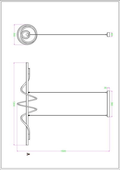Lampa Wisząca Zuma Line 003064-034713