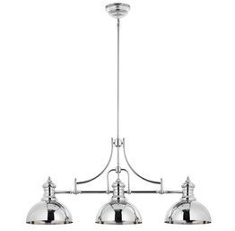 Lampa wisząca Loftowa Jupiter Platino PT 3 1789 Nikiel