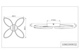 Zuma Line Rosentra 003064-034716 Plafon