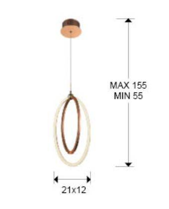 Lampa wisząca Schuller Ocellis 814263 