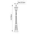 Endon Burford 76551 Zewnętrzna lampa stojąca