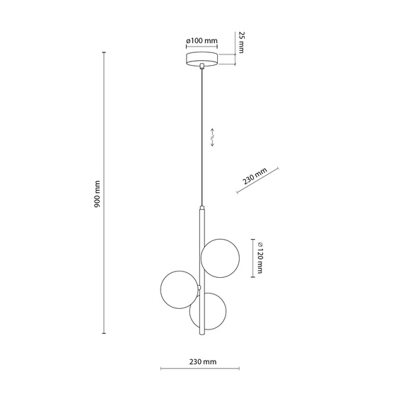 Lampa Wisząca TK Lighting Estera 5767