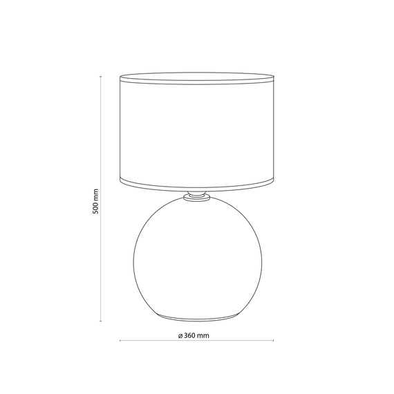 Lampka Biurkowa TK Lighting Palla 5080