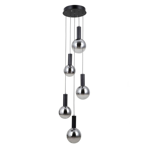 Italux Oprawa wisząca Strela PND-34378-5S-BK