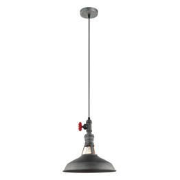 Garibaldo MDM-2781/1 GR+BK Lampa Wisząca Italux szaro-czarna