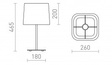 Lampa stołowa Redlux Perth R13664