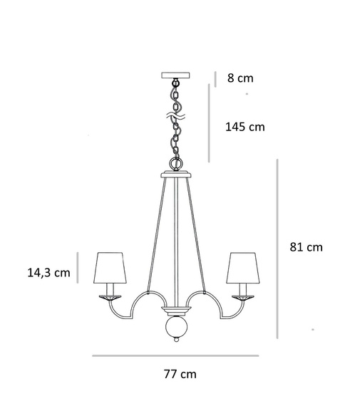 Lampa Wisząca Berella Light Megan 6 BL0181