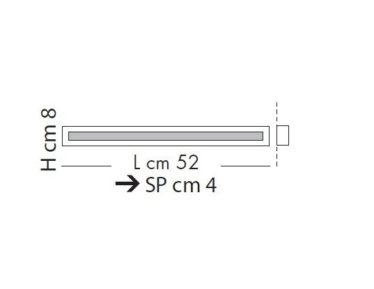 Male-Line Lampa Sufitowa LED 52 cm Sillux chrom