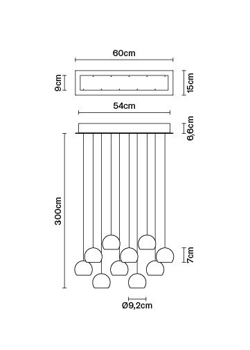 Lampa wiszca Fabbian Beluga F32 A28 00