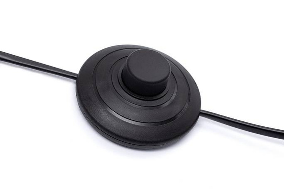 Lampa podłogowa czarna Dann Lux Davis F BK DLD5366 