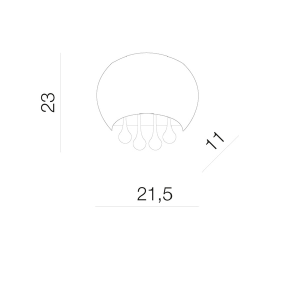 Oprawa Ścienna Azzardo Burn AZ0911