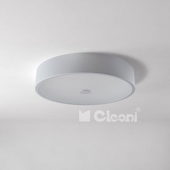 Cleoni Alan Plus 30 LED Plafon Srebrny