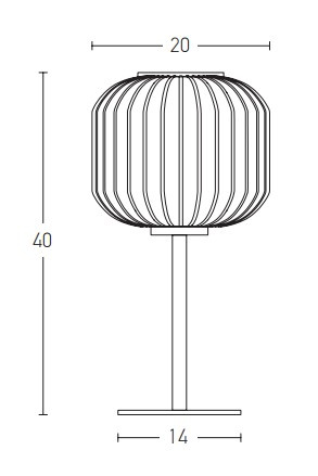 Zambelis 20252 Lampka Biurkowa