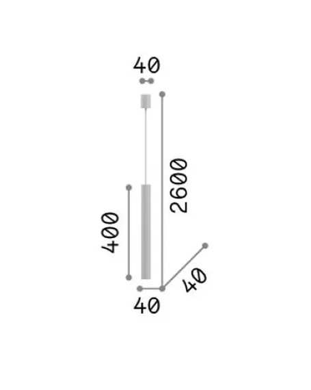 Zwis 343310 Ideal Lux Look 