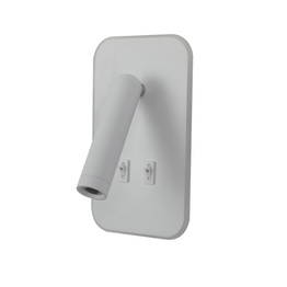 Italux Lampa ścienna Doria WL-83957-1-WH