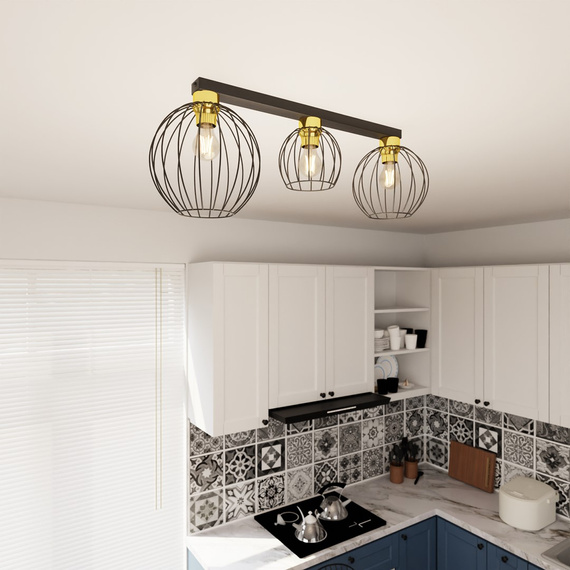 Emibig Nest 3 Bl Gold (1370/3) Plafon