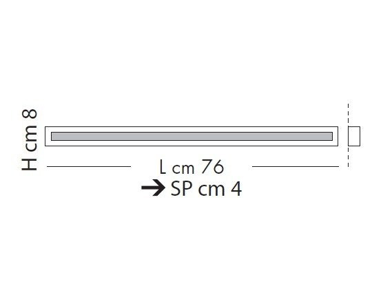 Male-Line Lampa Sufitowa LED 76 cm Sillux chrom
