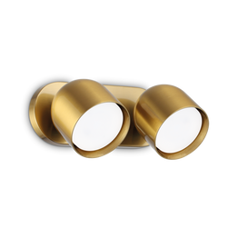 Oprawa Ścienna Ideal Lux Dodo Ap2 Ottone 327921
