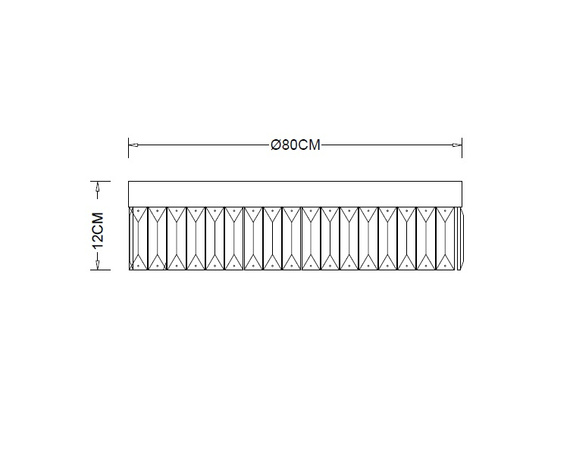 Plafon Berella Light Malati PL80 GD BL5603