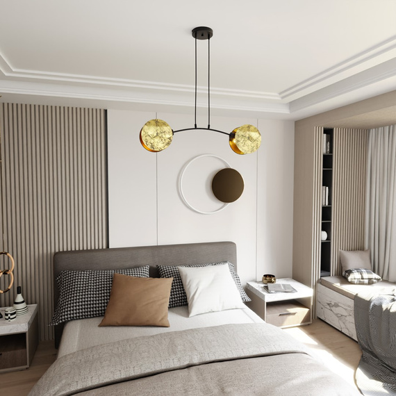 Lampa Wisząca Emibig Motif 2 Gold (1326/2)