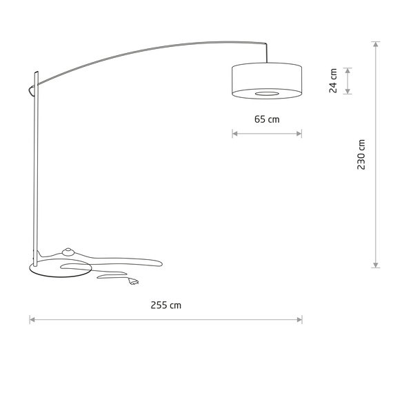 Nowodvorski Poise B 11685 Lampa Stojąca
