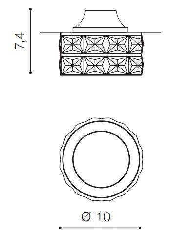 Oprawa do zabudowy Azzardo Ester AZ4176