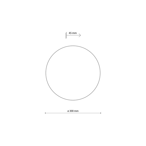 Lampa Ścienna TK Lighting Luna 10624