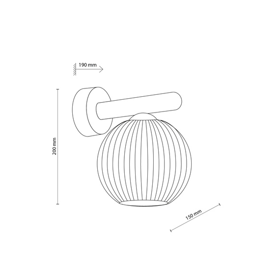 Oprawa Ścienna TK Lighting Virlo 11077