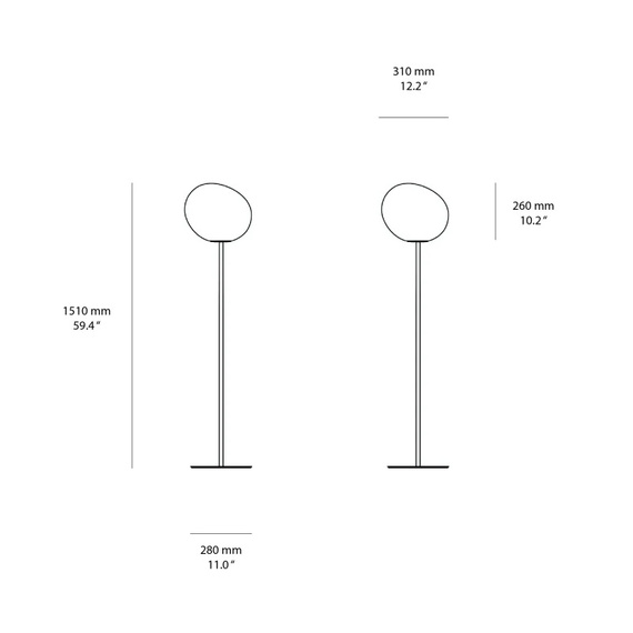 Foscarini Lampa podłogowa Gregg Media FN168003EB_10