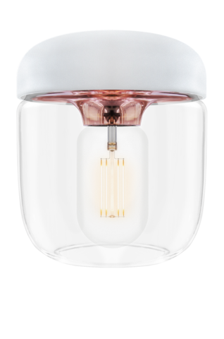 Klosz Umage Acorn biały/miedziany