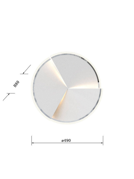 Lampa Ścienna Wofi Trapani 9036-108L