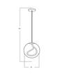 Lampa Wisząca Azzardo Edith Pendant Clear AZ6208