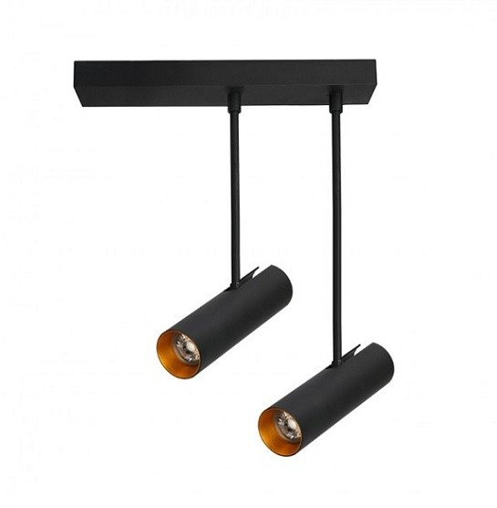 Lens 2 Czarno-złoty Reflektor sufitowy AZ3521 Azzardo GU10 LED