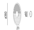 AQform IKI czarny kinkiet 26563-M930-D9-00-G2