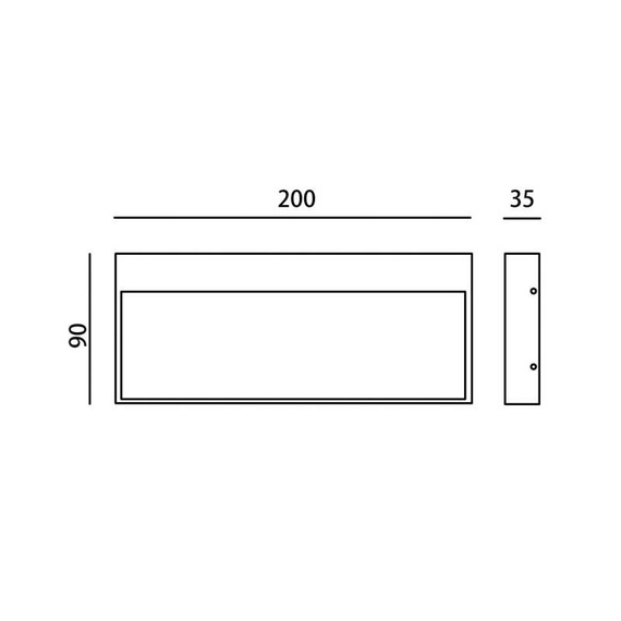 Lampa ścienna zewnętrzna OWL-2695-3K Italux Fenis 3000K
