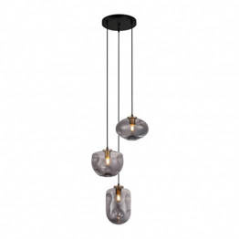 Lampa wisząca Italux Hatella PND-112038-3A-BRO+SG