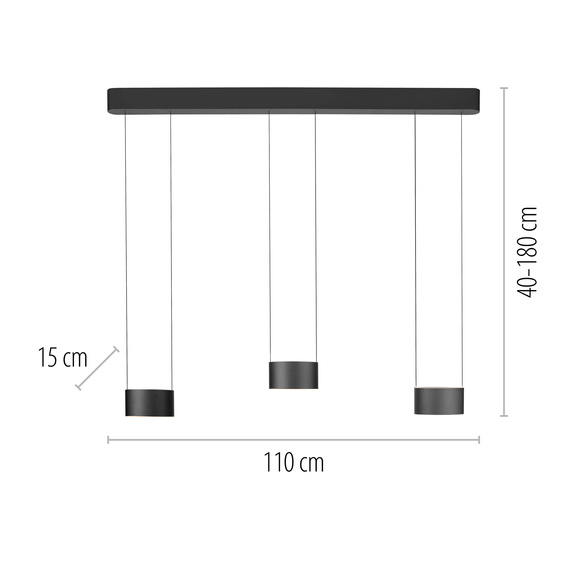 Lampa Wisząca Paul Neuhaus Pure Clipse 003902-035388