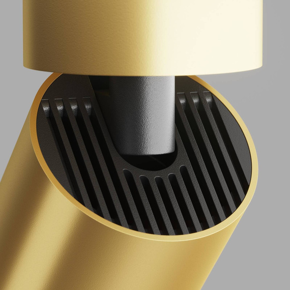 Sufitowy plafon FOCUS S złoty matowy (C050CL-U-1MG) - Maytoni