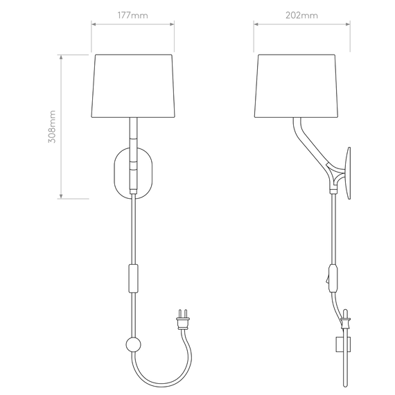 Kinkiet Astro Arbor 1479002