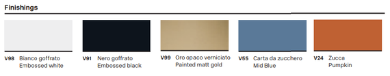 Lampa wisząca Masiero Vollee C4 G czarna